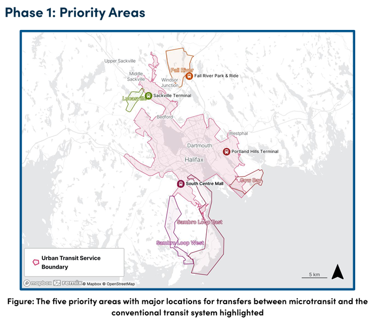 Priority areas for Micro Transit